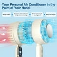 WHOLEV Handheld Cooler, Portable Air Conditioner Ice Fan, USB