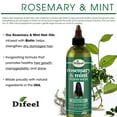 Difeel BiotinInfused Hair Oil, Rosemary & Mint, Promotes Growth, 8 oz