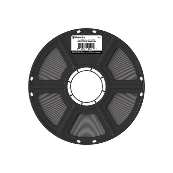 MakerBot 3D Printer PLA Filament - Black