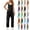 AE-White#bodysuits for women, variant on QATAINLAV Jumpsuits for Women Casual Summer Rompers Sleeveless Loose Spaghetti Strap Baggy Overalls Jumpers with Pockets 2025 Army Green XXL Prime Today