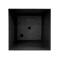 thumbnail image 5 of Bloem Finley 20" Tall Tapered Recycled Plastic Planter, Indoor/Outdoor, Black, 5 of 9