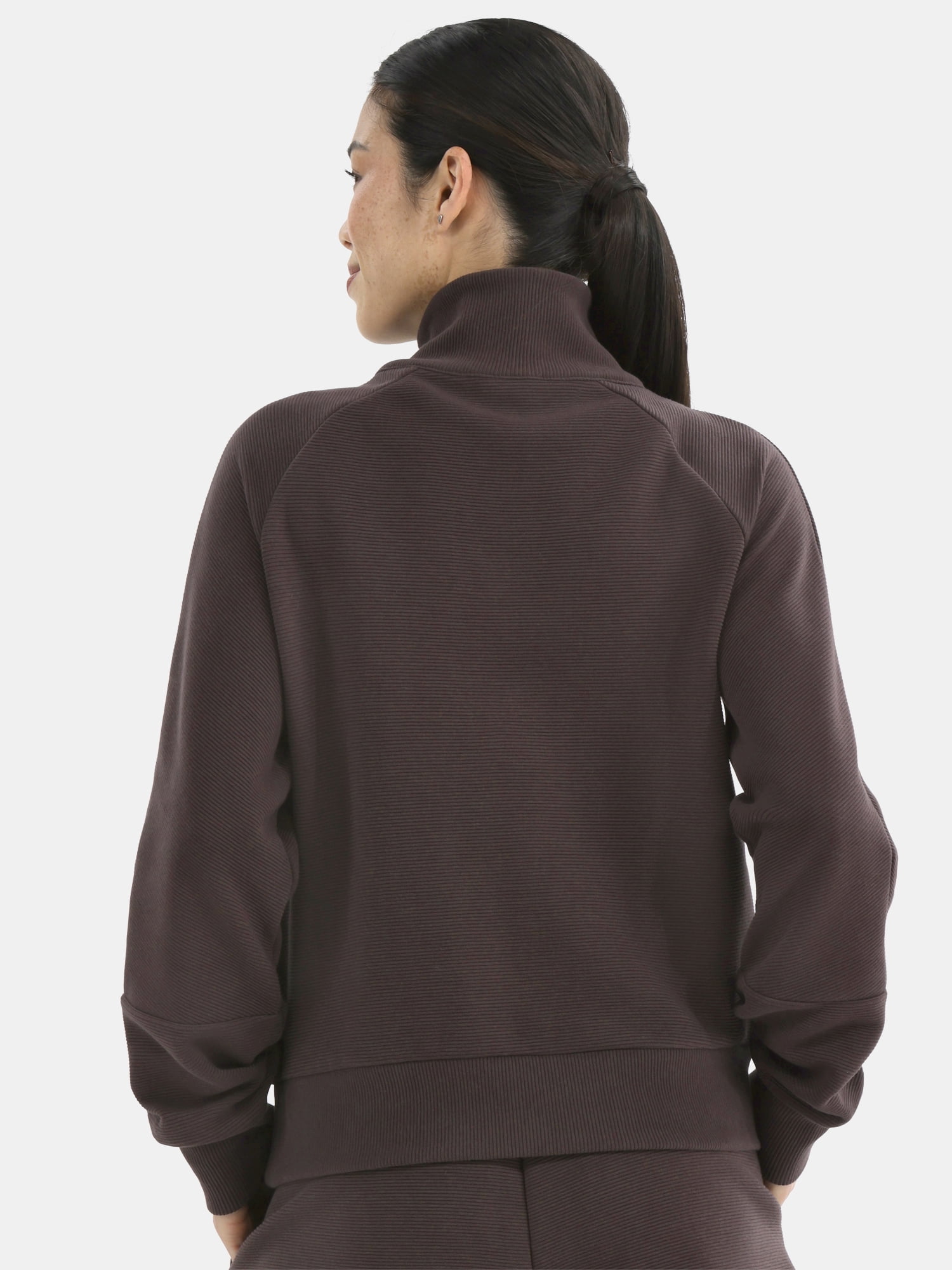 Avia Women's and Women's Ottoman 1/2 Zip Sweatshirt, Sizes XS-4X