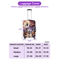 thumbnail image 5 of Spooky Halloween Night Witch Soft Coated Wheaten Terrier Glowing Pumpkins Travel Luggage Cover Wheatie Dog Lover Suitcase Dust Protective Decor - 12015, 5 of 5