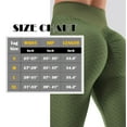 thumbnail image 6 of VASLANDA Women's High Waist Textured Yoga Pants Tummy Control Ruched Butt Lifting Stretchy Workout Leggings Booty Scrunch Tights, 6 of 6