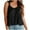 Black, variant on VEKDONE Fashion Glitter Tank Tops for Women Casual Loose Fit Flowy Camisole Summer Sleeveless Party Sequin Tanks Solid Color Crewneck Vest Pink X-Large