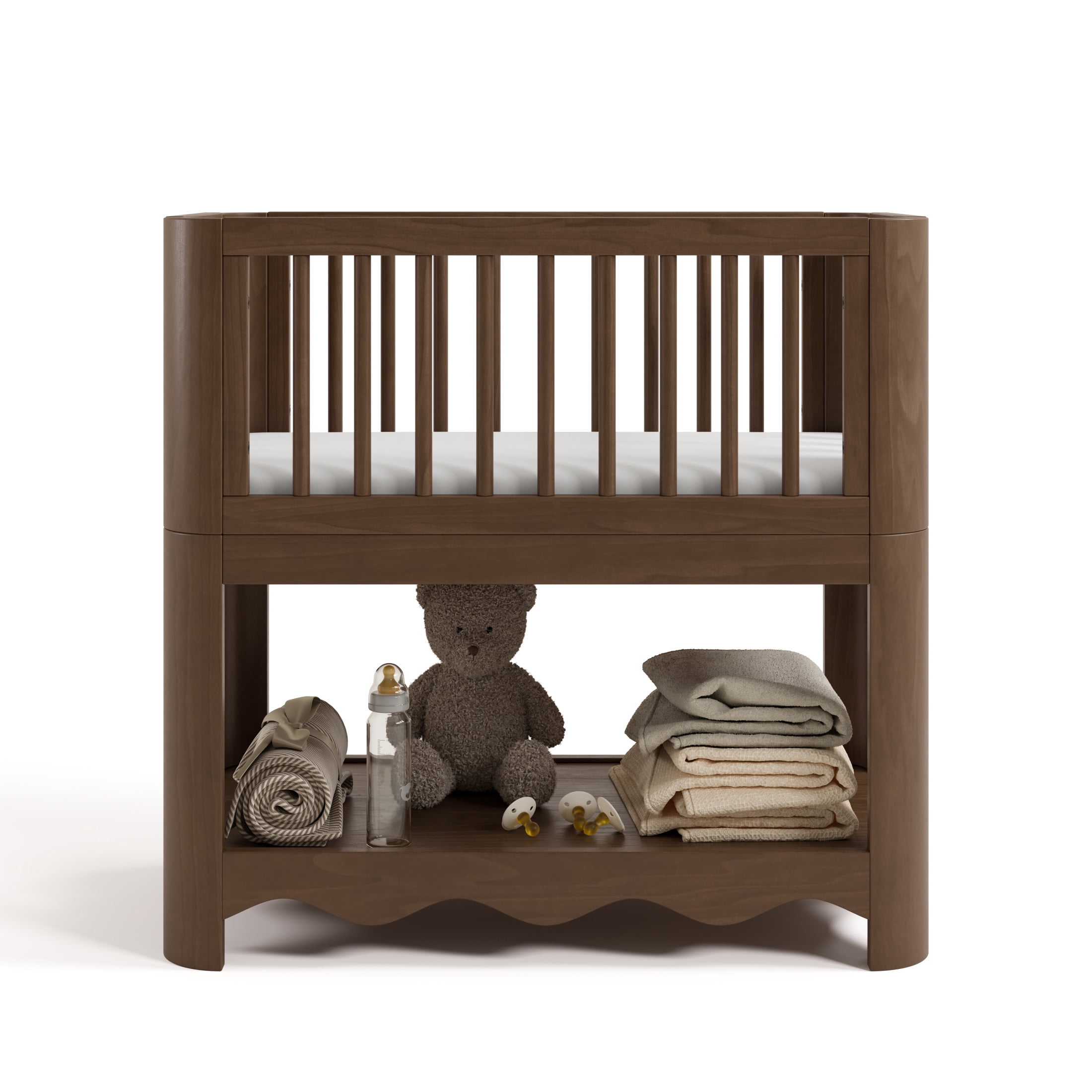 Storkcraft Casablanca 3-in-1 Convertible Bassinet, Hazelnut