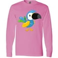 thumbnail image 3 of Inktastic Tropical Parrot, Colorful Parrot, Tropical Bird Long Sleeve T-Shirt, 3 of 5