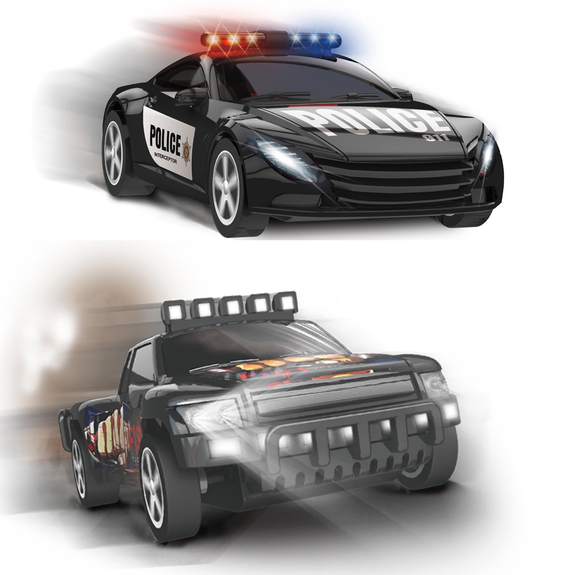 Joysway: SuperFun 201 - 1/43 USB Power Slot Car Racing Set, Layout Size: 51"x23", LED Headlights, Lap Counter, Ages 8+