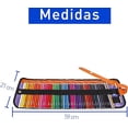 thumbnail image 4 of Colores Profesionales de 50 Piezas, Lápices de Dibujo, Sacapuntas y Extensor de Lápiz Bluelander CBHH-0148, 4 of 5