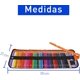 thumbnail image 4 of Colores Profesionales de 50 Piezas, Lápices de Dibujo, Sacapuntas y Extensor de Lápiz Bluelander CBHH-0148, 4 of 5