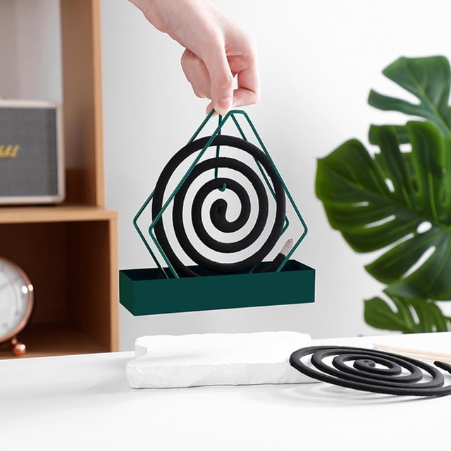 Perfume Summer Diamond Mosquito Coil Rack Iron Art, Mosquito Coil Bracket Hanging Mosquito Coil Tray Fireproof And Scald-proof Mosquito Coil Box