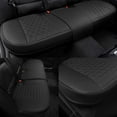 thumbnail image 2 of Faux Leather Front Car Seat Cover Individual Pack Bottom Seat Cushion Cover Non-Slip Universal Fit for Most Cars SUV Truck, 2 of 12