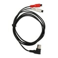 thumbnail image 1 of 2RCA Cable de Conexión, Enchufe y Juego Din 5pin Macho A 2RCA Cable Femenino 90 Grados Alta Precisión de Doble Kindaje para Equipos AV, 1 of 7