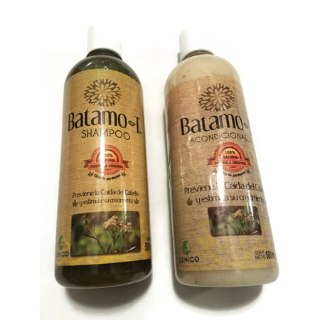 Prevent and Control Hair Loss Set of Batamo-T Shampoo and Conditioner 500ml