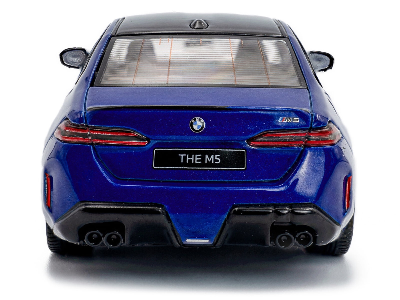 2024 BMW M5 Sedan Marina Bay Blue Metallic with Black Top 1/43 Diecast Model Car by Solido