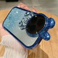 thumbnail image 1 of Funda de teléfono con soporte de cámara de astronauta brillante para iPhone 14, 13, 12, 11 Pro Max, XR, 14 Plus, soporte de lente Invisible, cubierta suave chapada Fivean unisex, 1 of 2