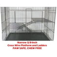 thumbnail image 4 of 3-Tiers Small Animal Critter House Habitat Cage With Narrow 3/8-inch Wire Spacing for Guinea Pig Ferret Chinchilla Sugar Glider Rats Mice Hamster Hedgehog Gerbil, 4 of 8
