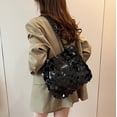 thumbnail image 2 of Sparkly Purses for Women, Women's Totes Bags with Zipper and Leather Handle, Trendy Glitter Purses for Women, 2 of 9