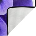 thumbnail image 4 of SKYSONIC Violet Flower Area Rug Pad - 31 x 20 inch - 100% Light Weight Polyester Fabric for Living - Bedroom, 4 of 6