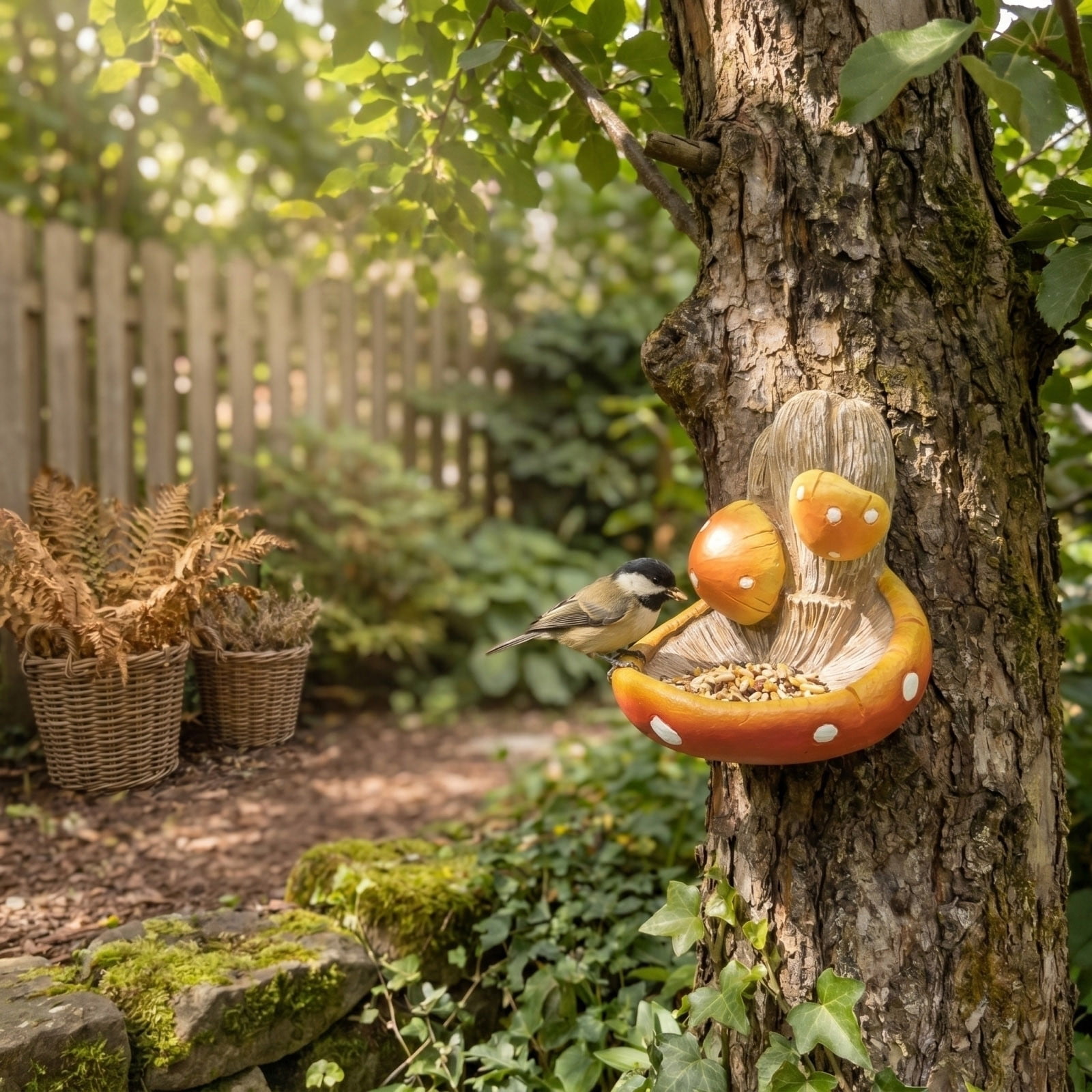 Hummingbird Feeders for Outdoors Resin Bird Feeder Outdoor Garden Patio Decor reative Hanging Ornament Feeder