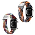 thumbnail image 1 of Watch Strap Compatible for Apple Watch,Adjustable Buckle,Stretchy Braided Strap for 42/44/45MM, 2Pcs, 1 of 5