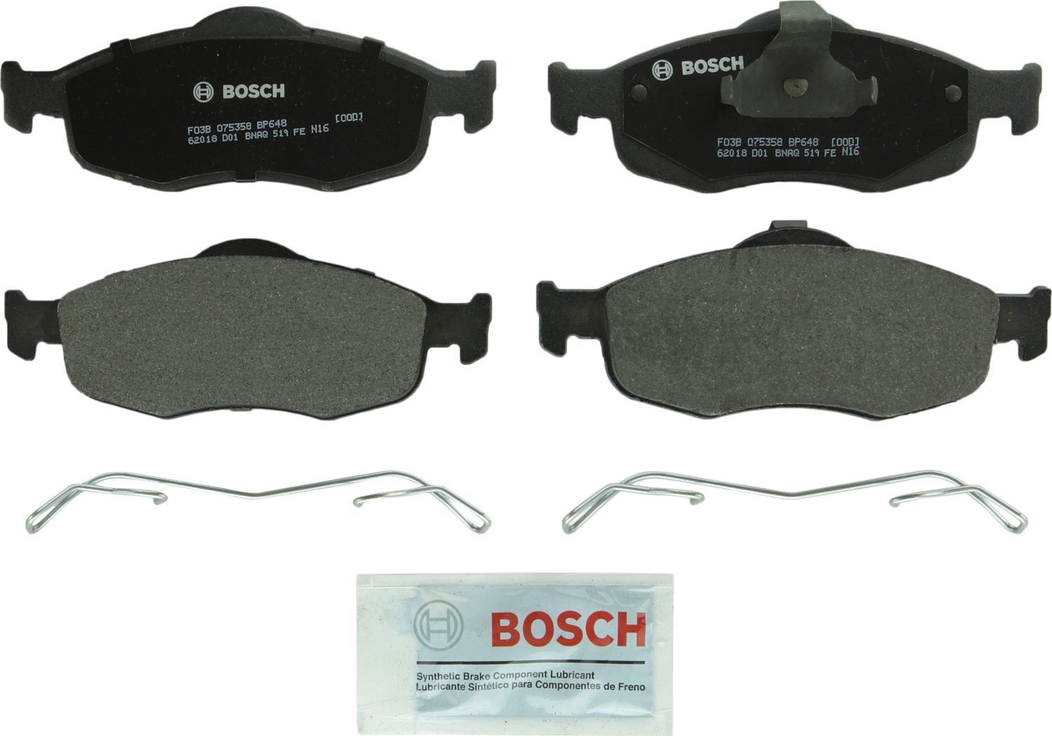 Bosch BP648 QuietCast Premium Disc Brake Pad Set