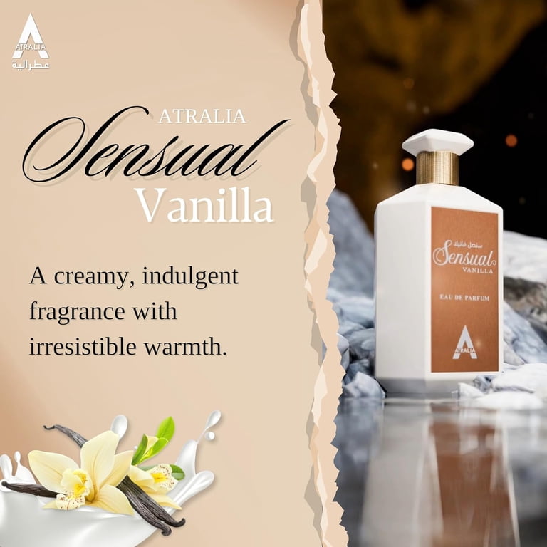 ATRALIA, Eau De Parfum Spray, 100ML, Unisex Sensual Vanilla