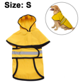 thumbnail image 2 of Dog Raincoat Waterproof Adjustable Dog Rain Jacket with Hood, 2 of 5