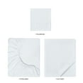 thumbnail image 5 of Mainstays Comfort Chill Microfiber Bed Sheet Set, Twin, Arctic White, 3 Piece, 5 of 10