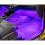 LEDGlow 4pc Purple LED Interior Underdash Lighting Kit
