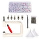thumbnail image 1 of Máquina de ajuste de perlas de 4-10 mm Botones de remache Tapa de fijación de plástico Camisa Pantalones Chaqueta Kit de herramientas manuales Hecho a mano DIY Accesorio de ropa Tipo 32 Methold HA009177-16B, 1 of 6