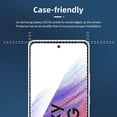 thumbnail image 4 of fafa-3 Pack Conçu pour Samsung Galaxy A53 5G Protecteur d'Écran en Verre Trempé, Compatible avec Étui Anti-Rayures, Sans Bulles, Ultra Résistant, 4 of 4