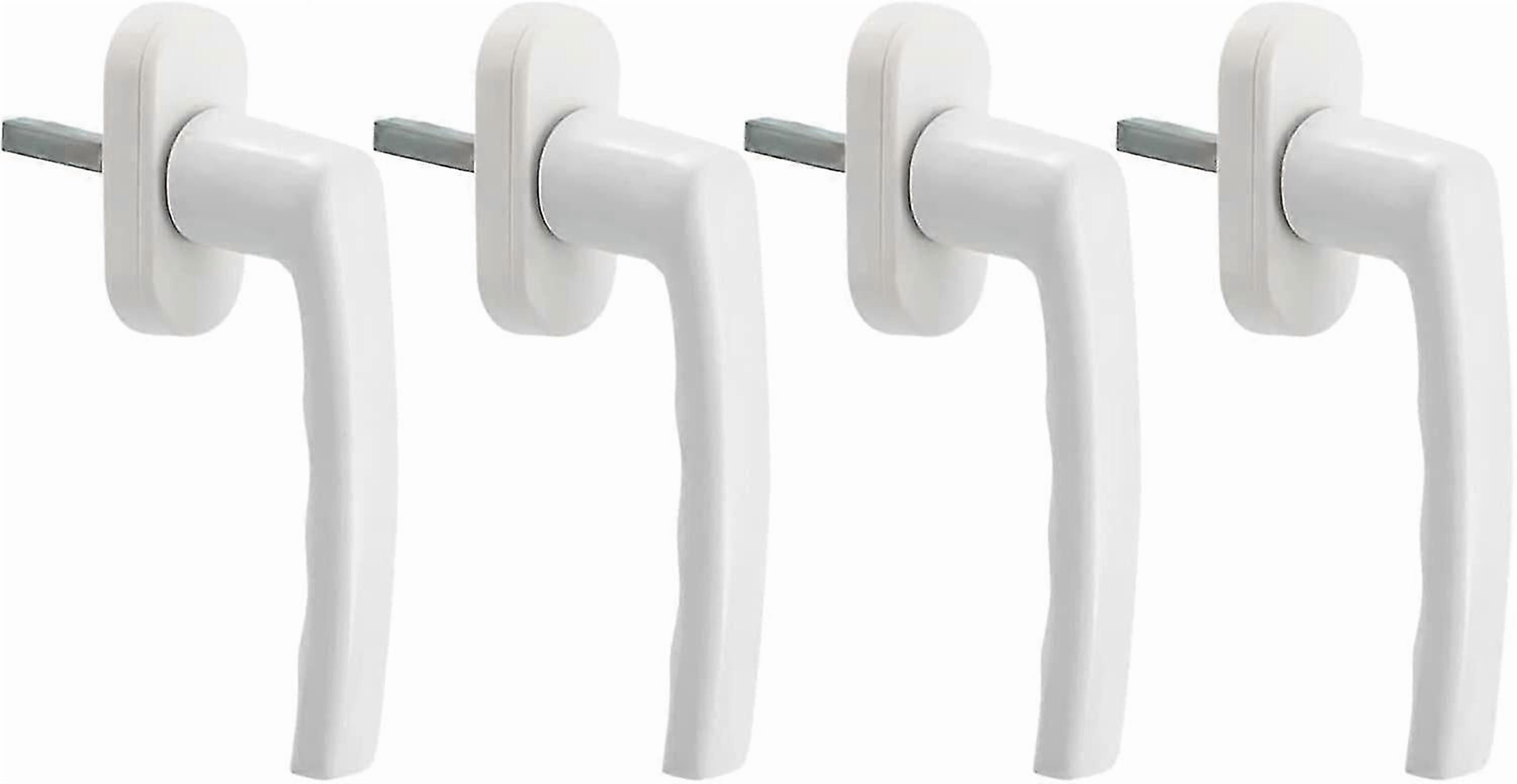 White Window Handle, 4 Pieces Universal Window Handle, Aluminum Window ...