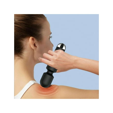 Handheld Personal Wand Massager with Memory Feature Massage 20 Patterns 8 Speeds Skin Soft SiliconN008