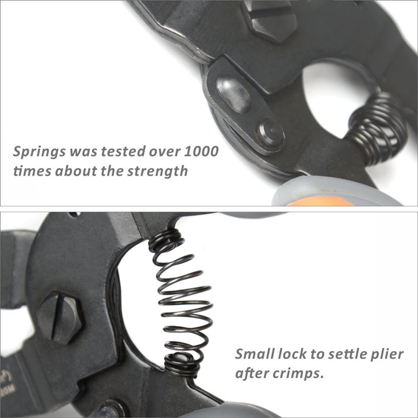 URTERYSER Multifunction Wire Cutter Open Barrels Crimping Tool Pliers for 28-20AWG Crimper Terminals Connectors Crimping Tool Color B