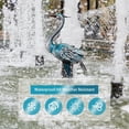 thumbnail image 5 of Crane Garden Decor Statue, Blue Heron Garden Statue Metal Yard Art Outdoor Decoy, Garden Sculptures & Statues for Yard/Garden/Lawn/Pond/Outdoor Decoration, 1Pc, 5 of 6
