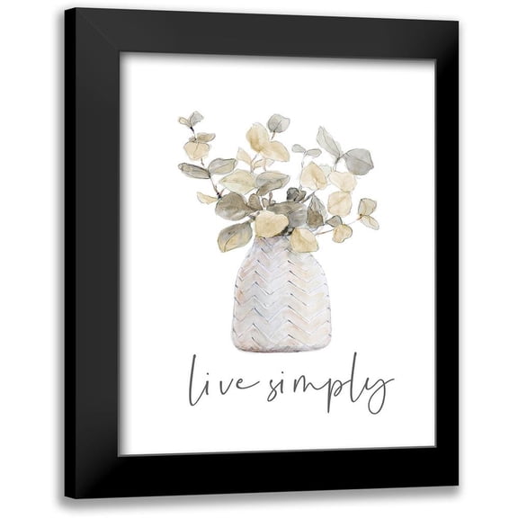 Loreth, Lanie 12x14 Black Modern Framed Museum Art Print Titled - Live Simply