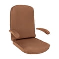 thumbnail image 1 of DOLITY Stretchy Office Armchair Cover Slipcover for Computer Chair Desk Chair coffee, 1 of 8