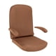 thumbnail image 1 of Funda elástica para silla de ordenador, extraíble, antisuciedad café, 1 of 8