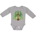 thumbnail image 3 of Inktastic Alaska Moose and Trees Boys or Girls Long Sleeve Baby Bodysuit, 3 of 5
