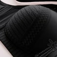 thumbnail image 3 of Seamless Bras Women No Underwire Bra Feature V-Neck Molded Bra Style W-1338 Black 42, 3 of 7