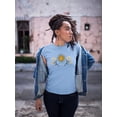thumbnail image 2 of Daisies, Sun And Moon Art T-Shirt Women -Image by Shutterstock, Female x-Large, 2 of 4