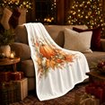 thumbnail image 3 of Rustic Harvest Pumpkin Still Life Autumn Farmhouse Living, Cozy Friendship Quote Scene, Warm Flannel Blanket for Ranch House and Living Room, Art Lovers Thanksgiving Gift, Festive Home Decor, 3 of 9