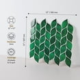 thumbnail image 7 of Peel and Stick Backsplash Leaf Tile, 10-Sheet Self-Adhesive Kitchen Backsplash Stick on Wall Tiles for Bathroom, 7 of 7