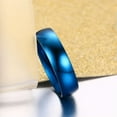 thumbnail image 3 of EOEMY 316L Stainless Steel Band Rings Men'S/Women'S 6mm Blue/Gold/Black Ring Size 4-15, 3 of 9
