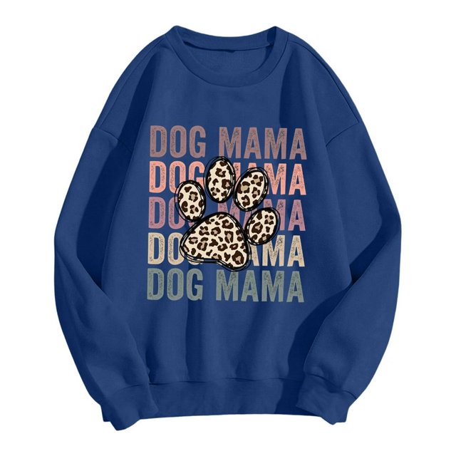 PENGXIANG T-shirts Décontractés à Manches Longues Col Rond Sweat-Shirts Pulls pour Femmes