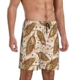 thumbnail image 2 of Kdxio Corn 5 Print Mens Sleep Shorts Bottoms Soft Comfy Pajama Wear Pants with Drawstring Pockets, 2 of 5
