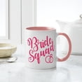 thumbnail image 4 of CafePress - Bride Squad Script Red - 11 oz Ceramic Mug - Novelty Coffee Tea Cup, 4 of 4