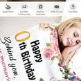 thumbnail image 4 of LHSHID Eliber Happy 70th Birthday Gifts for Women Blanket 70th Birthday Decorations Throw Blanket Birthday Gift Ideas for 70 Year Old 30"x40", 4 of 7