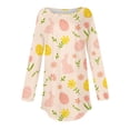 thumbnail image 5 of Pxiakgy Hauts de Pâques pour Femmes en Solde, Chemise à Manches Longues Imprimée Œuf de Pâques et Lapin Col Rond Décontracté Chandail en Molleton Printemps Pâques Lapin Œuf de Pâques Col Rond Ample Décontracté, 5 of 5